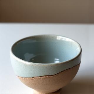Bol en céramique artisanale, glaçure grès